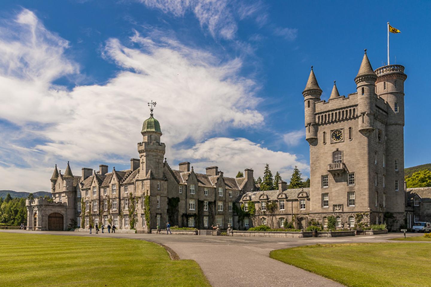 A Balmoral Castle a Cairngorms vidékén